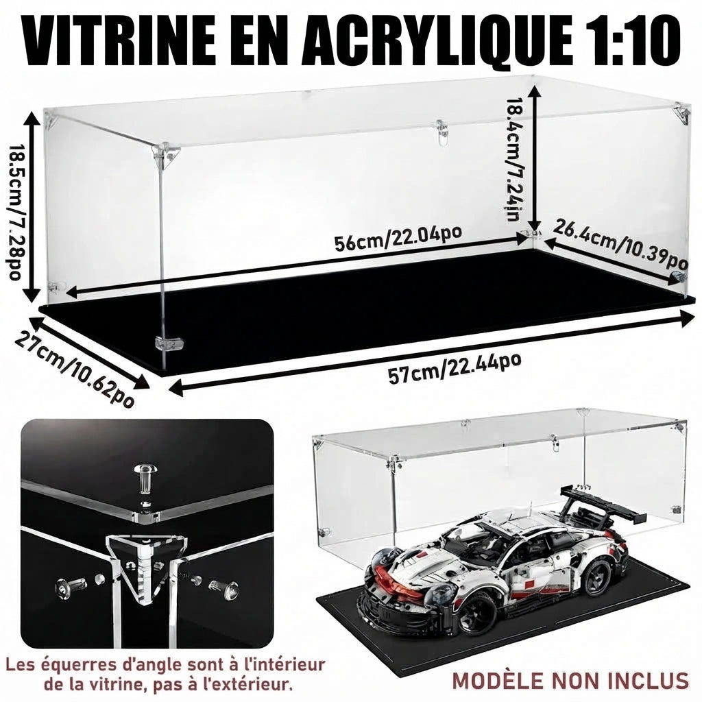 Vitrine d'exposition  idéale pour les sets technique